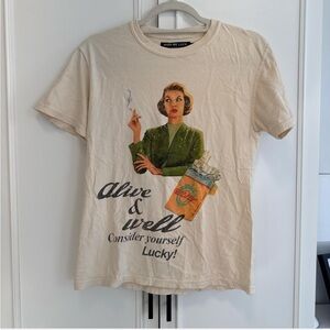 Vintage Graphic Tee with Retro Print